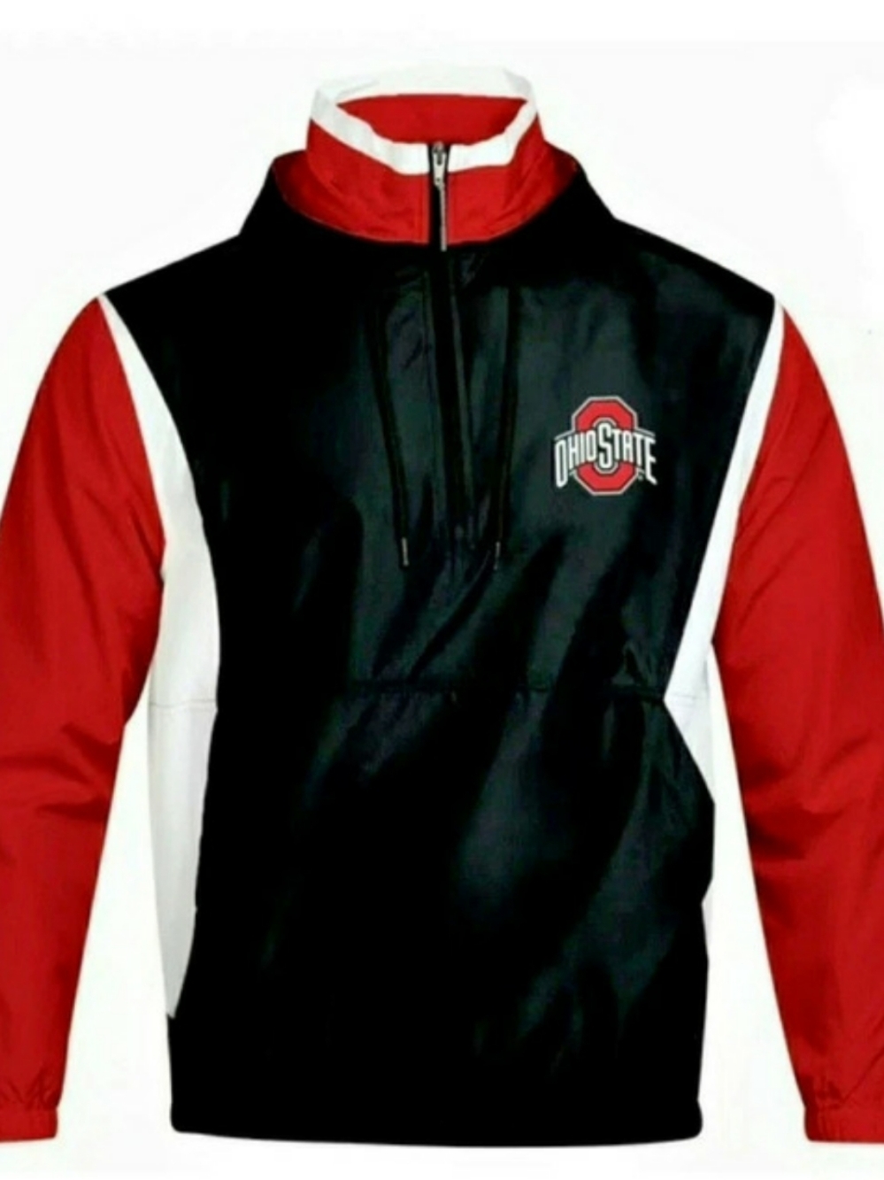 Champion Ohio State Buckeyes Quarter-Zip Windbreaker Jacket L